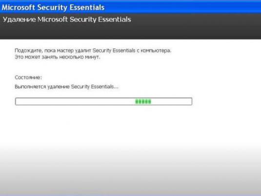 Πώς να απεγκαταστήσετε το Microsoft Security Essentials;