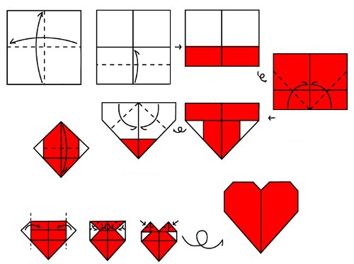 Πώς να κάνετε καρδιά origami;